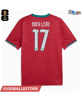 Günstige Portugal Rafael Leao #17 Heimtrikot WM 2026 Kurzarm